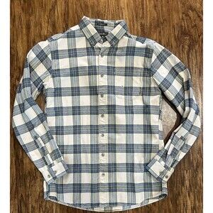 Eddie Bauer Classic Button-down Flannel Shirt Men’s M Long Sleeve Cotton NWT